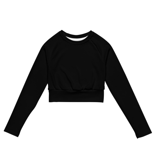Co. Clothing  SPORTSINTL- Recycled  long-sleeve crop top